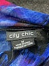 City Chic Graphic Blue Cocktail Dress Size 18 Plus (M) - photo 7