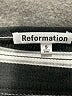 Reformation Stripes Silver Short Sleeve Turtleneck Size S - photo 7