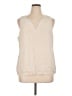 Eileen Fisher Ivory Sleeveless Blouse Size XL - photo 1