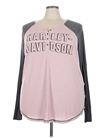 Harley Davidson Long Sleeve Henley (view 1)