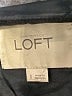 Ann Taylor LOFT 100% Nylon Argyle Black Jacket Size S - photo 6