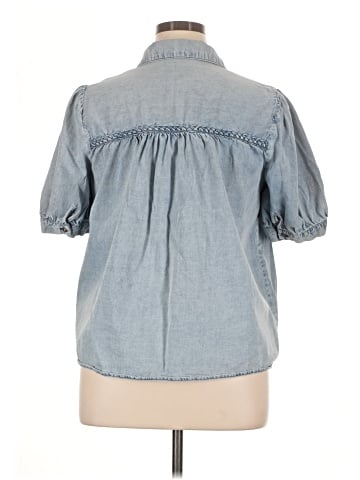 Jane and Delancey 3/4 Sleeve Button-Down Shirt (view 2)