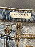 Sandro 100% Cotton Chevron-herringbone Blue Jeans Size EU (FR) 34 / US 2 - photo 4