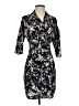 Catherine Malandrino 100% Polyester Print Black Cocktail Dress Size 4 - photo 1
