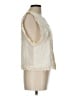 Unbranded 100% Polyester Ivory Short Sleeve Blouse Size L (petite) - photo 4