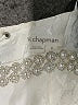 V. Chapman 100% Polyester White Cocktail Dress Size 8 - photo 4