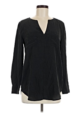 Ann Taylor Long Sleeve Silk Top