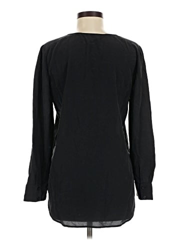 Ann Taylor Long Sleeve Silk Top (view 2)