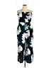 City Chic 100% Polyester Floral Teal Jumpsuit Size 18 Plus (M) - photo 1