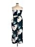 City Chic 100% Polyester Floral Teal Jumpsuit Size 18 Plus (M) - photo 2