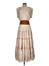 BCBGMAXAZRIA Print Tan Ivory Cocktail Dress Size 2 - photo 1
