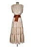 BCBGMAXAZRIA Print Tan Ivory Cocktail Dress Size 2 - photo 2
