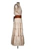 BCBGMAXAZRIA Print Tan Ivory Cocktail Dress Size 2 - photo 4