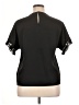 Shein 100% Polyester Black Short Sleeve Top Size XL - photo 2