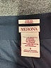 Merona Solid Black Blue Formal Skirt Size 6 - photo 4