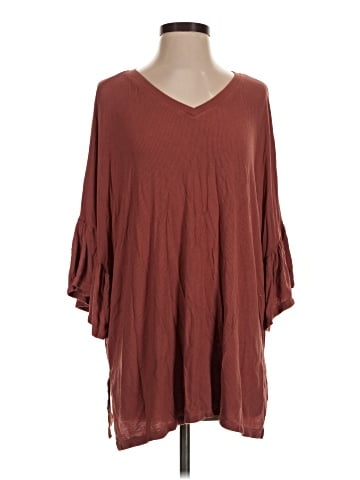 Unbranded 3/4 Sleeve T-Shirt (view 1)