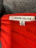 Rose + Olive 100% Polyester Red Long Sleeve Blouse Size M - photo 7