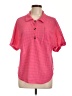 Unbranded Pink Short Sleeve Blouse Size L - photo 1