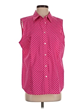 Jones New York Signature Sleeveless Button-Down Shirt (view 1)