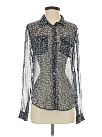 Paige Long Sleeve Silk Top (view 1)