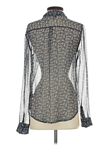 Paige Long Sleeve Silk Top (view 2)