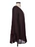 Astr 100% Polyester Burgundy Long Sleeve Blouse Size S - photo 4
