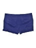 Merona 100% Cotton Solid Blue Shorts Size 18 - photo 2