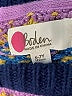 Boden Chevron-herringbone Blue Pullover Sweater Size 6 - photo 3