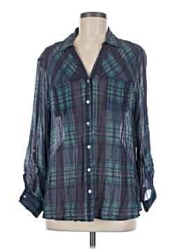 Soft Surroundings Long Sleeve Button Down Shirt