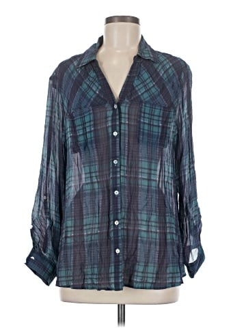 Soft Surroundings Long Sleeve Button-Down Shirt (view 1)