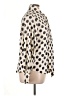 MNG 100% Polyester Polka Dots Ivory Long Sleeve Blouse Size 1X - photo 4