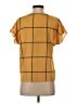 Emery Rose 100% Polyester Yellow Short Sleeve Blouse Size XS - photo 2