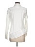Ann Taylor Ivory Long Sleeve Button-Down Shirt Size 6 - photo 2