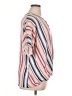 AVLN Studio 100% Rayon Stripes Pink Short Sleeve Blouse Size XL - photo 4
