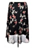 I.N. Studio 100% Polyester Floral Black Casual Skirt Size 2X - photo 2