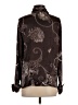 Claudia Richard 100% Polyester Paisley Brown Long Sleeve Blouse Size S (estimated) - photo 2