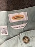 Talbots 100% Cotton Solid Green Khaki Shorts Size 16 - photo 3