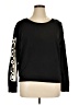 Divided by H&M 100% Cotton Graphic Black Pullover Sweater Size XL - photo 1