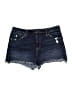 Universal Thread Hearts Blue Denim Shorts Size 32 waist (estimated) - photo 1