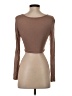 Shein Brown Long Sleeve Top Size 4 - photo 2
