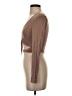 Shein Brown Long Sleeve Top Size 4 - photo 5