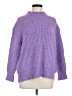 Zara Solid Purple Turtleneck Sweater Size M - photo 1