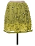 Shein 100% Polyester Green Formal Skirt Size S - photo 2