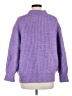 Zara Solid Purple Turtleneck Sweater Size M - photo 2