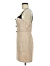 Fab'rik Metallic Tan Cocktail Dress Size M - photo 5