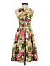 Eliza J 100% Polyester Floral Green Cocktail Dress Size 2 - photo 1