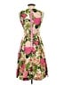 Eliza J 100% Polyester Floral Green Cocktail Dress Size 2 - photo 2