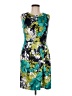 En Focus Studio Print Green Cocktail Dress Size 8 - photo 1
