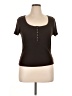 Cider Brown Short Sleeve Henley Size 0X - photo 1