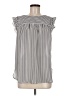 Ann Taylor LOFT 100% Polyester Gray Sleeveless Blouse Size M - photo 1